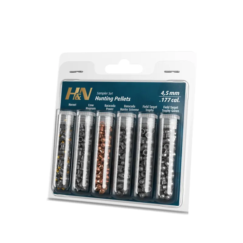 Geprüft H&N Jagddiabolos - Testpackung mit 6 verschieden Varianten