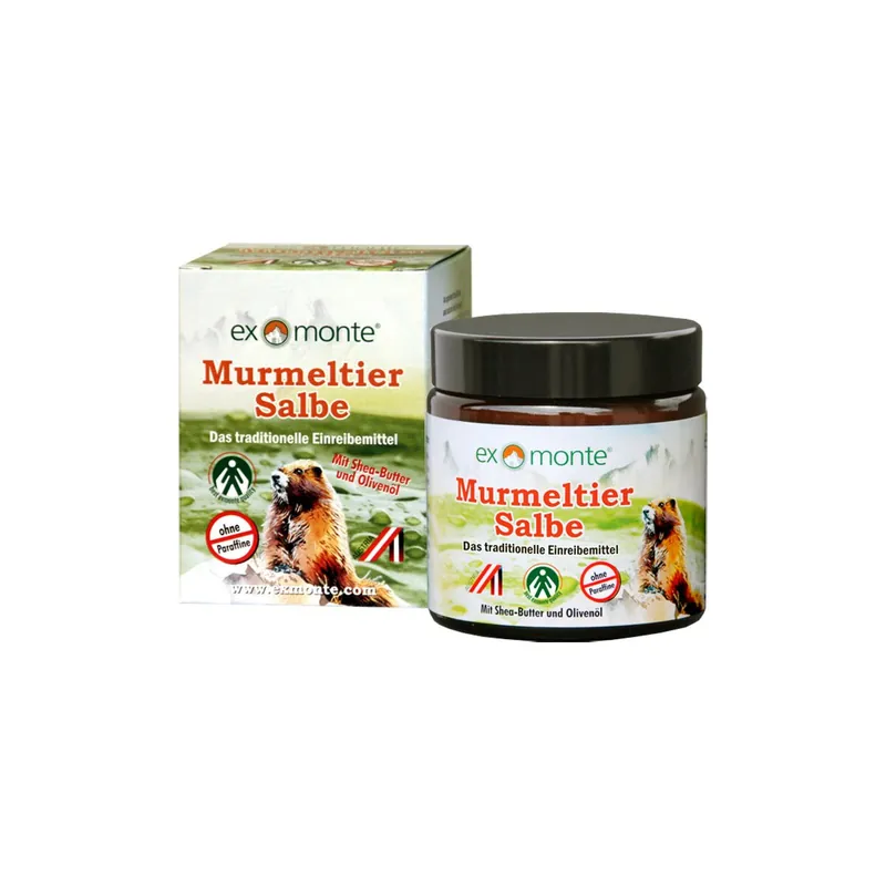 Neu Exmonte Murmeltiersalbe - wohltuend für Gelenk und Muskel - 100 ml