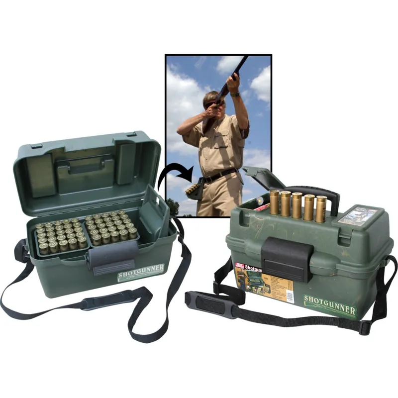 Highlight MTM Patronenbox SH-100-12-09 mit Klappdeckel – 100 Patronen Wild camo