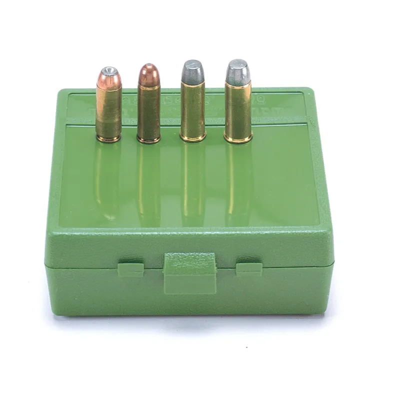 MTM Patronenbox P64-50-10 mit Klappdeckel – 50 Patronen Grün Billig