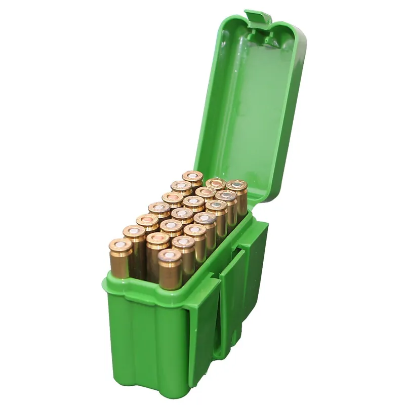 MTM Patronenbox RS-20-10 mit Klappdeckel – 20 Patronen Grün Top-Preis