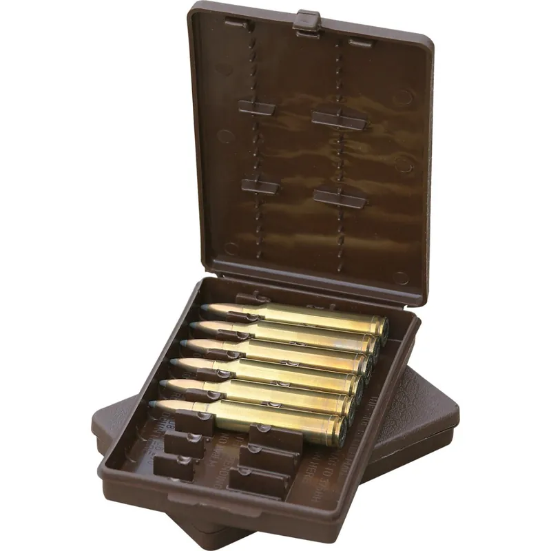 MTM Patronenbox W-9-LM-70 mit Klappdeckel – 9 Patronen Braun Aktuell