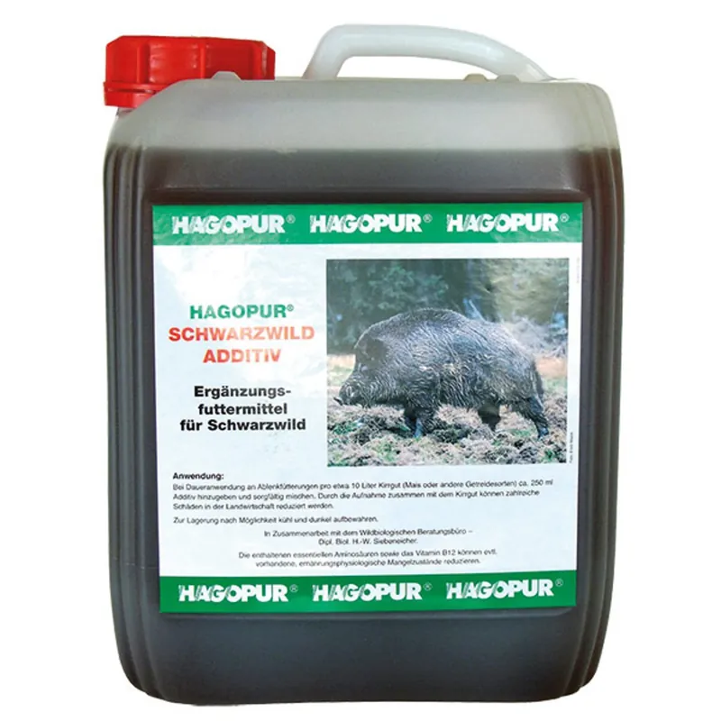 Kracherpreis Hagopur Schwarzwild Additiv - umweltneutral und giftfrei - 5 Liter Kanister