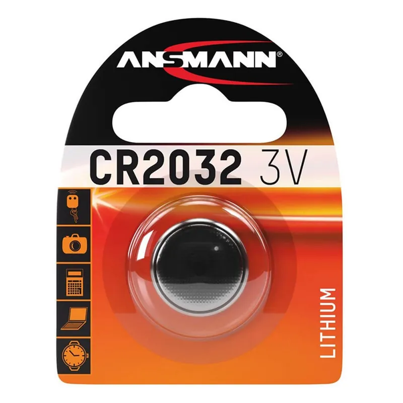 Preis Gesenkt ANSMANN Lithium-Knopfzelle CR2032 3 V