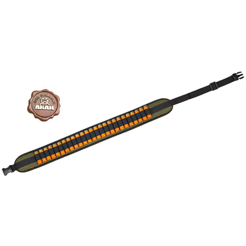 AKAH Patronengürtel aus Neopren – 25 Patronen – Kaliber 12 Schrot Sale