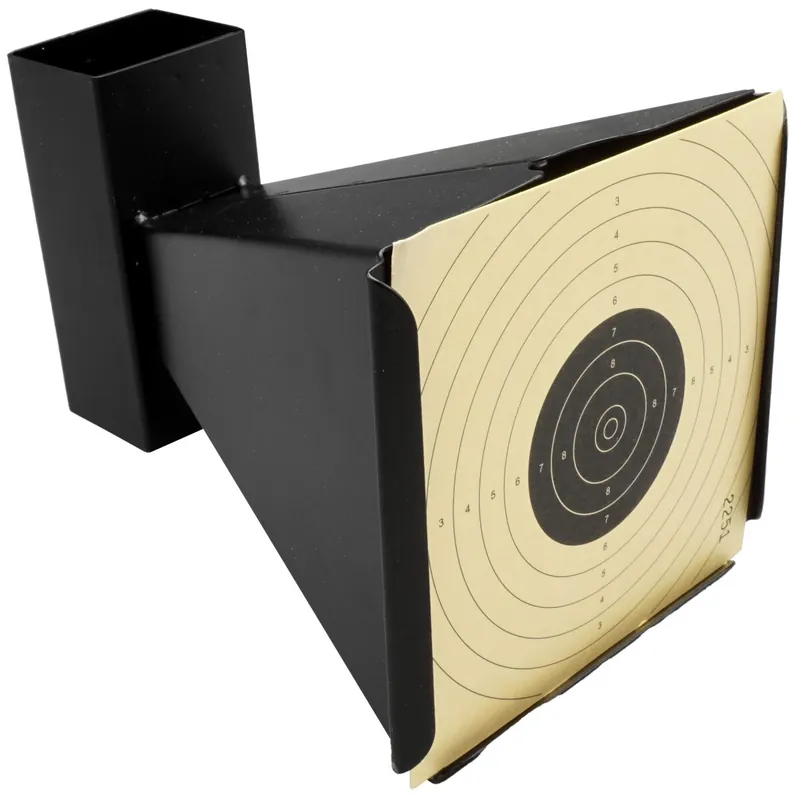 WPW Kugelfang aus Stahlblech für 14 × 14 cm Scheiben – 14 × 14 × 20,5 cm Finale Aktion