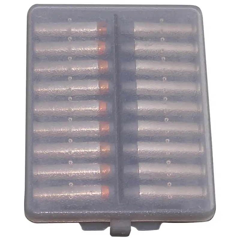 MTM Patronen Grau-transparentbox W18-38-41 mit Klappdeckel – 18 Patronen Grau-transparent Günstig