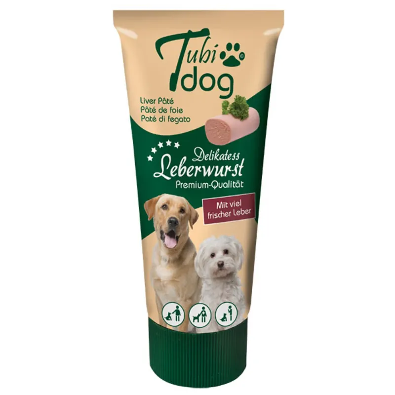TUBI DOG Leberwurst für Hunde in der Tube – 75 g Top-Preis