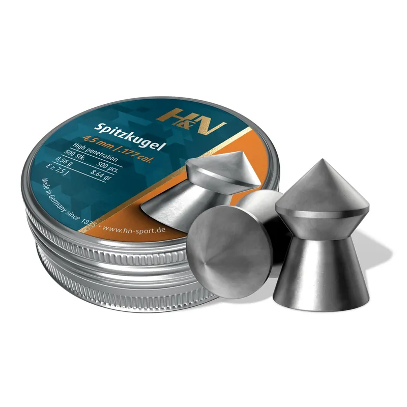 H&N Spitzkugel Diabolos Kaliber 4,5 mm - 500 Stück Begrenztes Angebot
