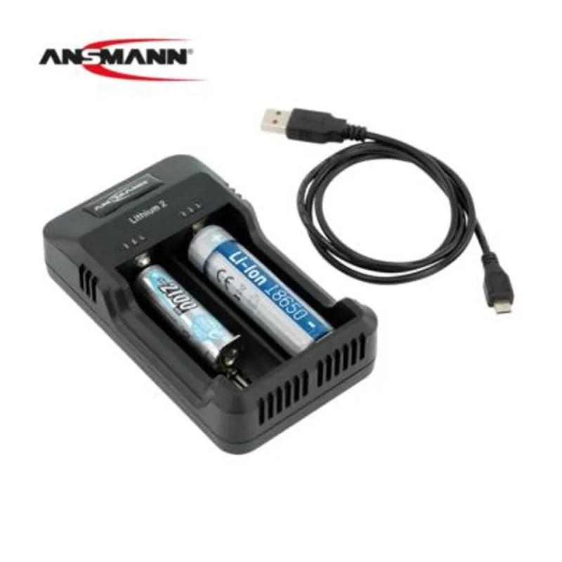 Abverkauf ANSMANN Lithium 2 Ladegerät für Li-Ion und NiMH-Akkus
