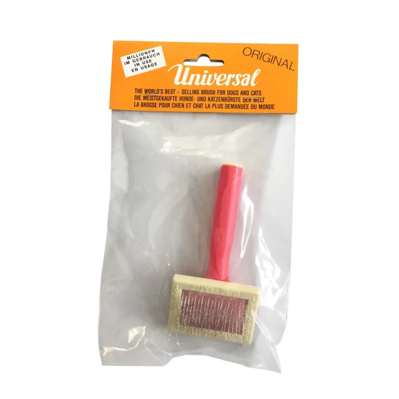 Bestseller Universal-Fellbürste für Hunde und Katzen – klein – 13,5-cm-Griff
