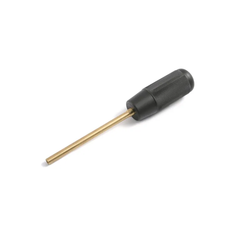 Niebling Messingstab mit schwarzen PA-Griff Ø 5 mm mit M4-Innengewinde mit EFH Versand Am Gleichen Tag