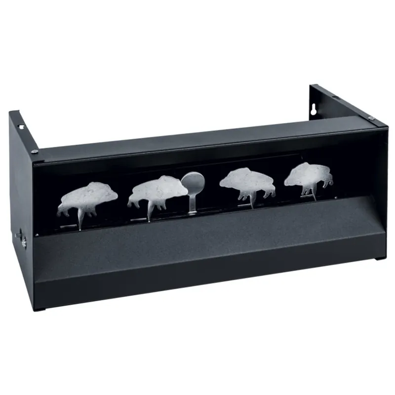 Top-Seller Fritzmann Kugelfang mit vier Keilerzielen und Aufrichtziel – 49 × 21 × 32 cm