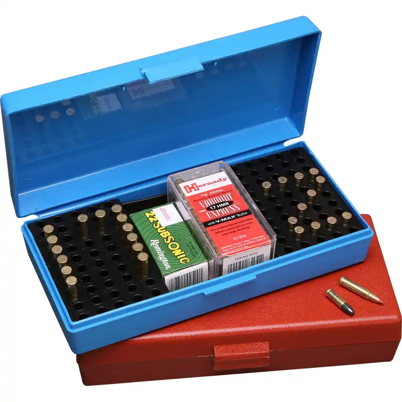 MTM Patronenbox SB-200 mit Klappdeckel – 150–250 Patronen je nach Kaliber in 2 Farben Preisreduziert