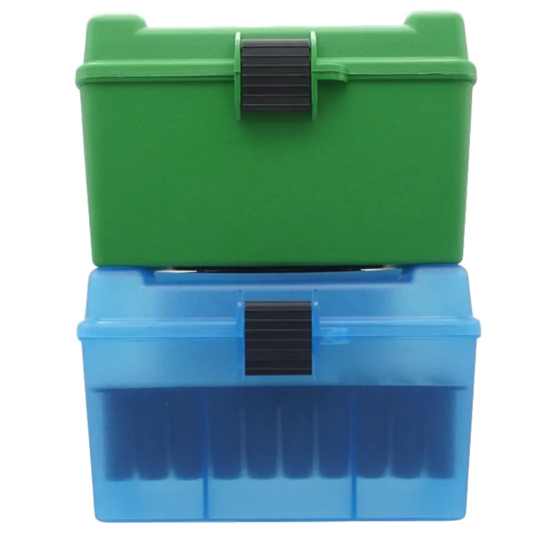 Kracherpreis MTM Patronenbox H50-RM mit Klappdeckel – 50 Patronen in 2 Farben