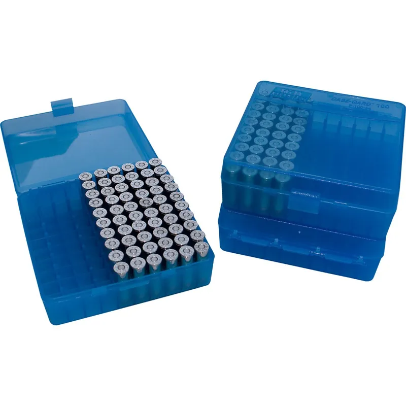 MTM Patronenbox P-100-3 mit Klappdeckel – 100 Patronen in 4 Farben Meistverkauft