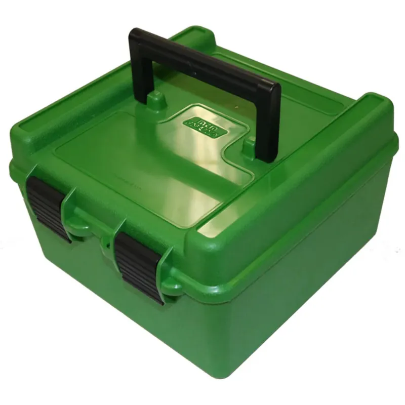 MTM Patronenbox R-100 mit Klappdeckel – 100 Patronen in 2 Farben Super-Preis