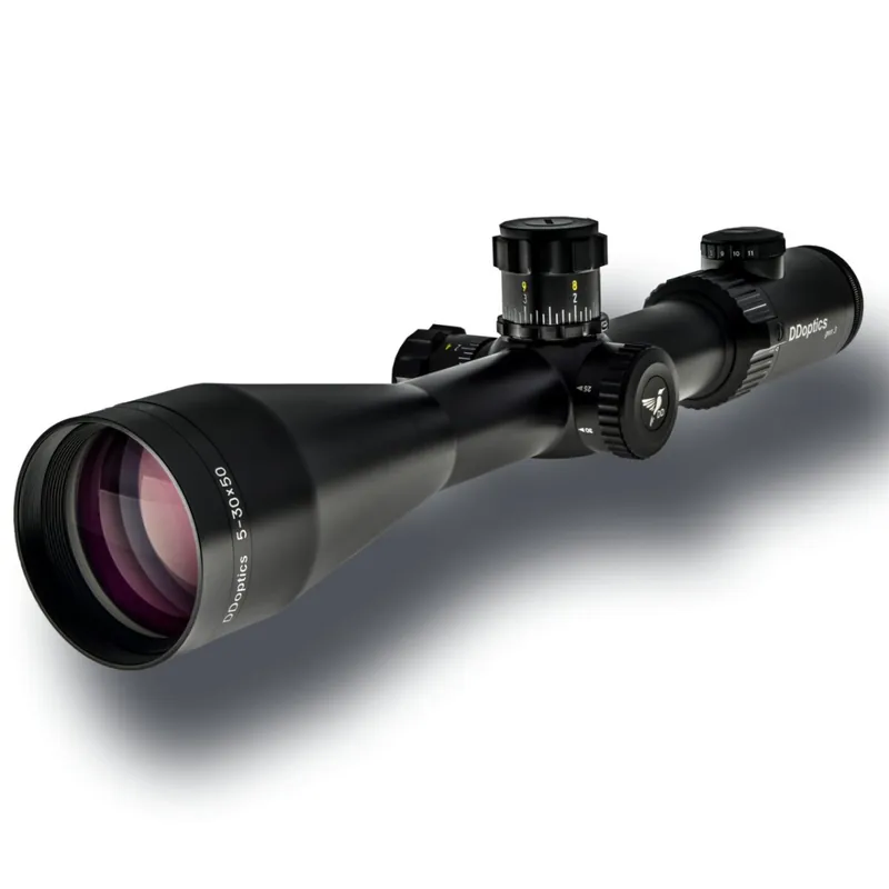 DDoptics V6 Tactical Zielfernrohr Gen. 3 5–30 × 50 mit Mildot-MRAD-Leuchtabsehen Nur Heute