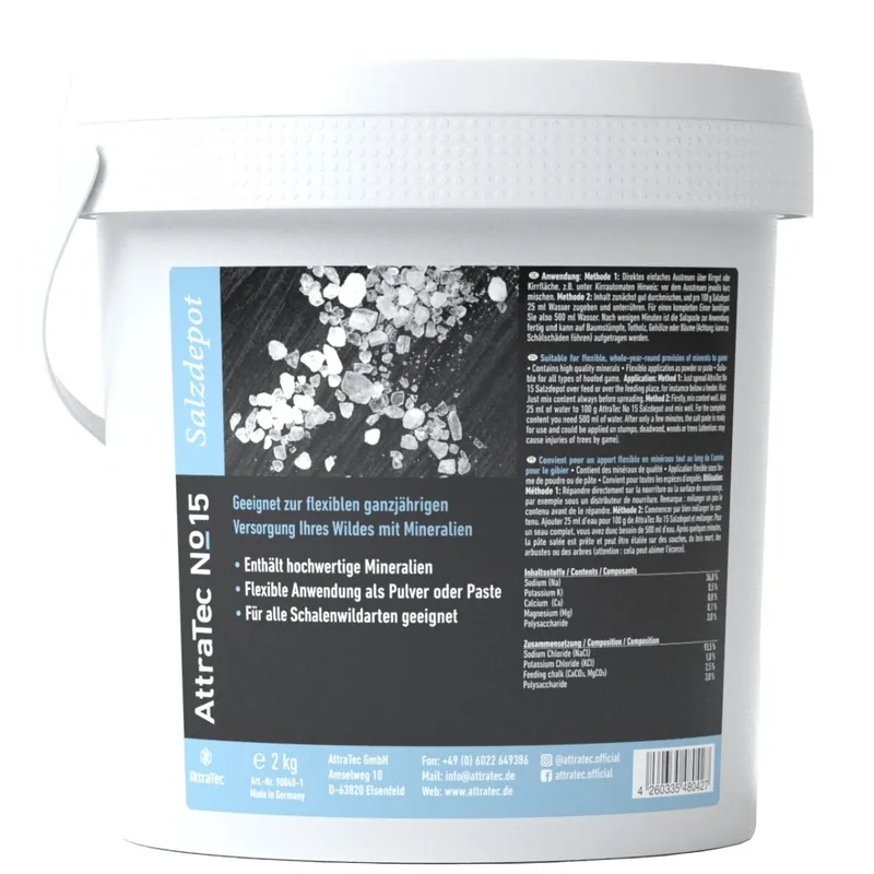 Ausverkauf AttraTec No. 15 Salzdepot 2 kg