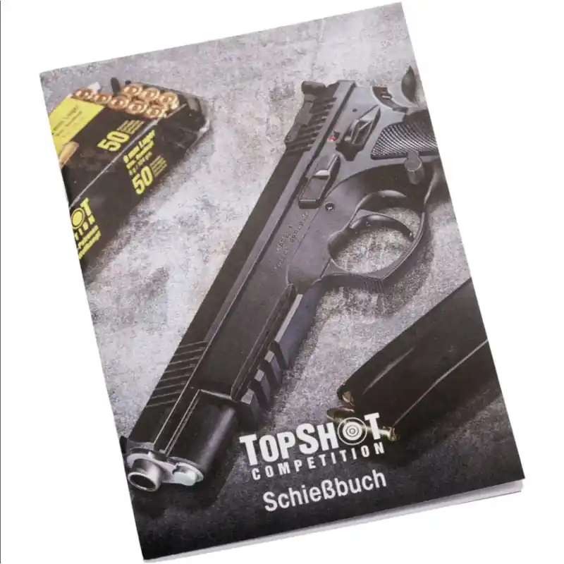Versand Am Gleichen Tag TopShot Schießbuch II Trainingsnachweis DIN A5 mit 34 Seiten