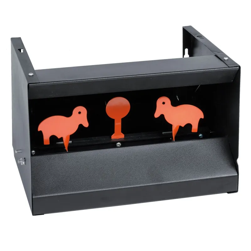 Begrenztes Angebot AKAH Kugelfang mit drei Klappzielen – 30 × 20 × 22 cm
