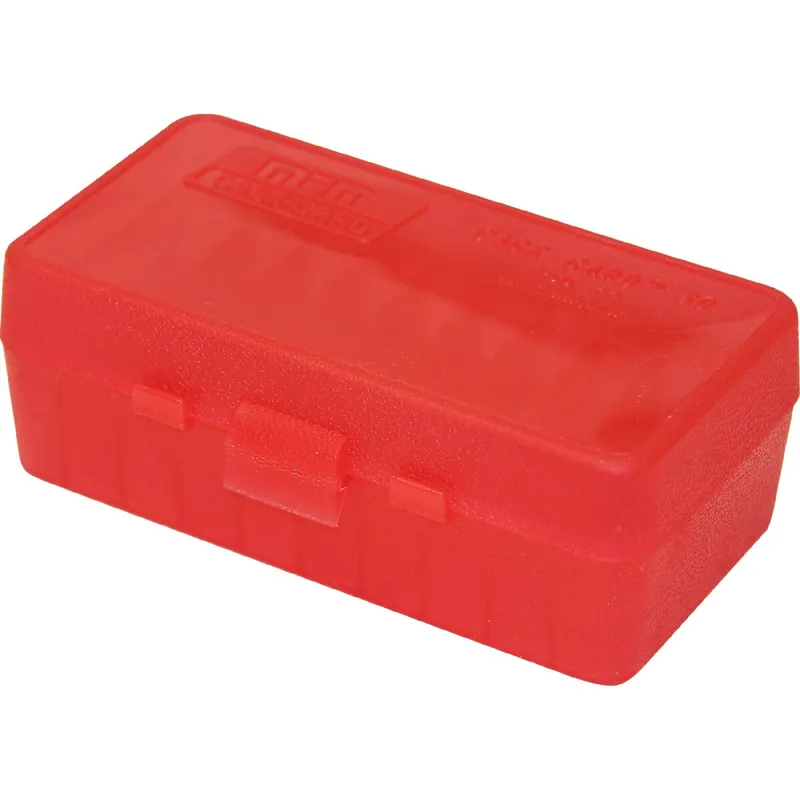 Wochenendangebot MTM Patronenbox P50-44 mit Klappdeckel – 50 Patronen in 4 Farben