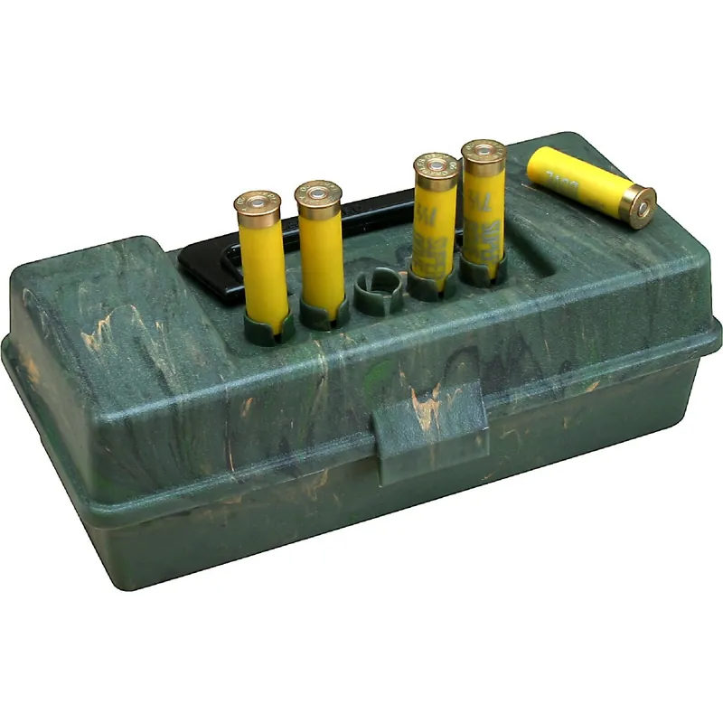 Nur Heute MTM Patronenbox SF-50-20-09 mit Klappdeckel – 50 Patronen Camo