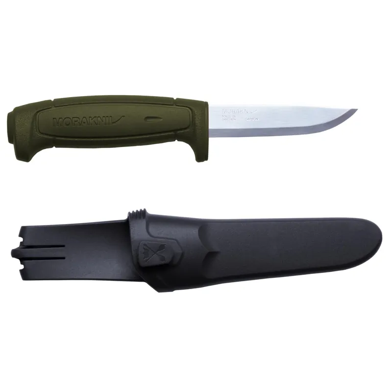 Morakniv Basic 511 Messer aus Carbonstahl mit Kunststoffscheide – verschiedene Farben Aktuell