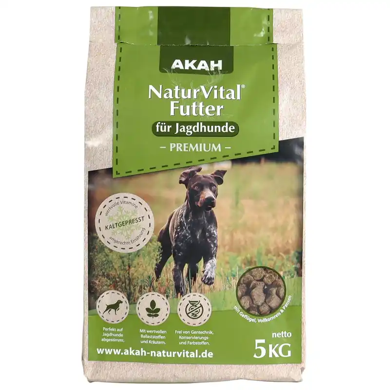 Sale AKAH Premium NaturVital Alleinfutter für Hunde – 5 kg und 12 kg