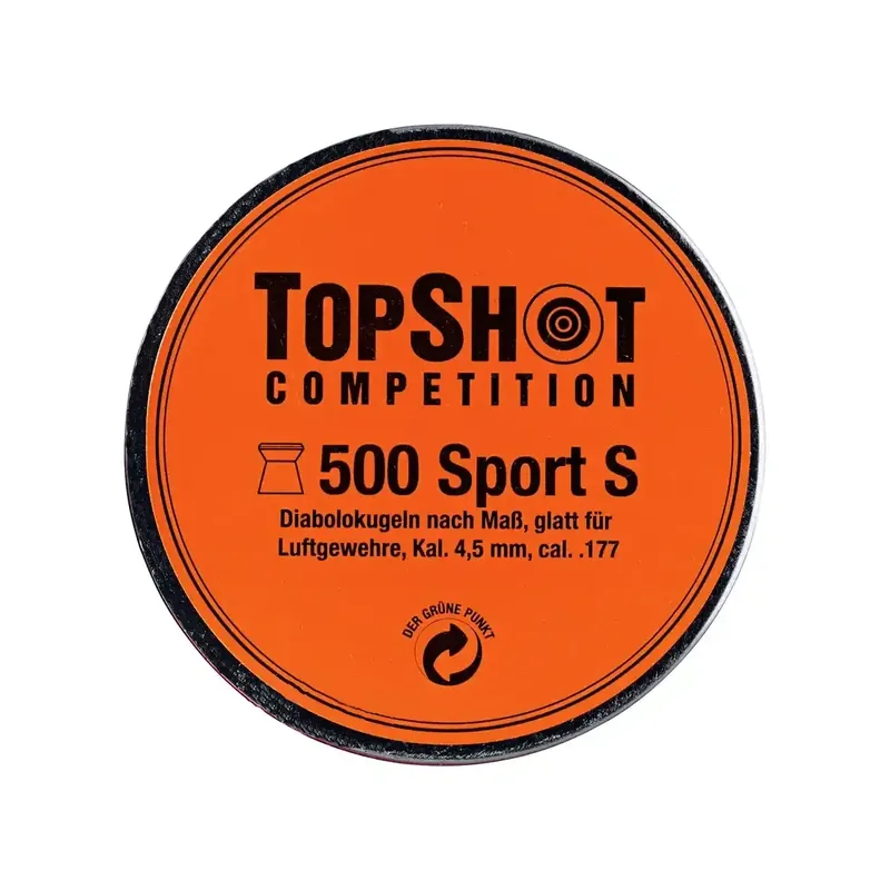 Versand Am Gleichen Tag TOPSHOT Competition Diabolos Sport-S LG Kaliber 4,5 mm - 500 Stück