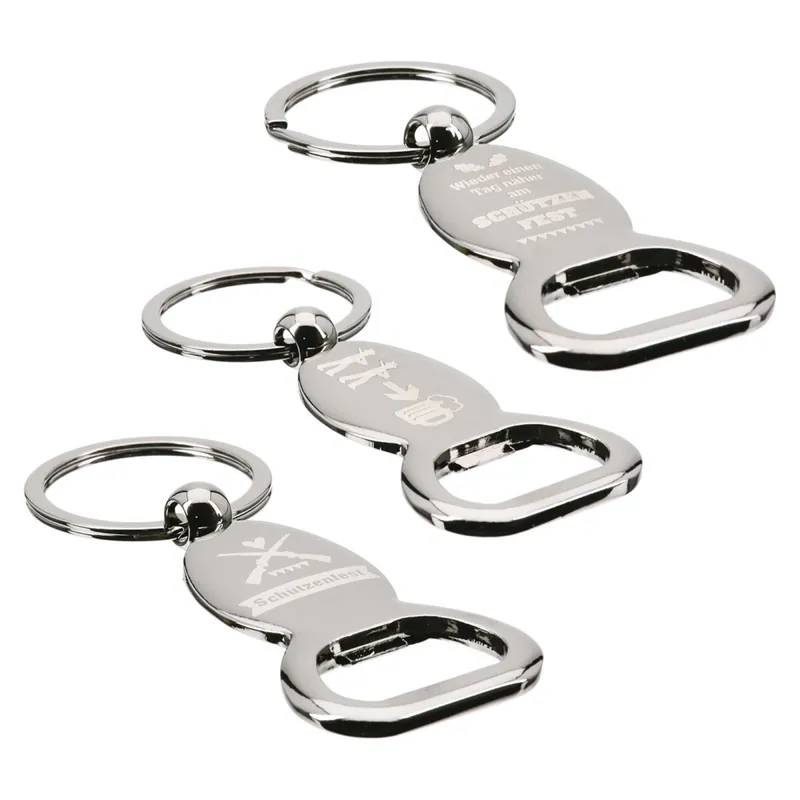 Must-Have GILDE Flaschenöffner-Schlüsselanhänger – 3er-Pack mit verschiedenen Motiven