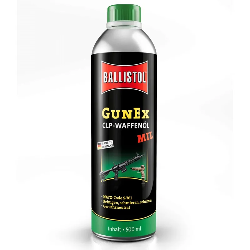 BALLISTOL Gunex MIL Waffenöl 500 ml Highlight