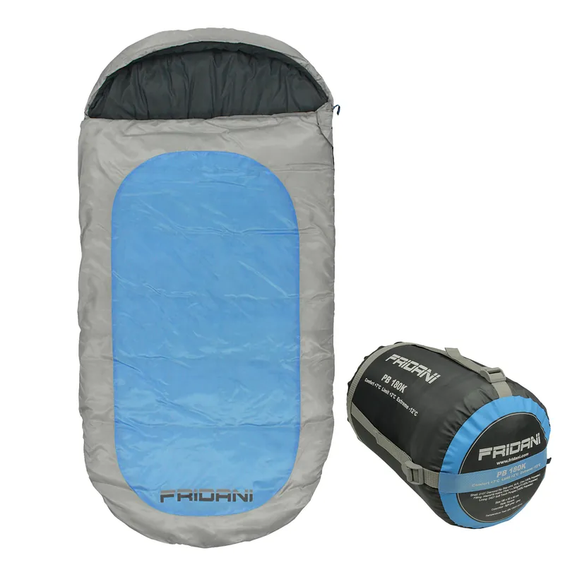 Bestseller Fridani Kinderschlafsack PB 180x90cm XXL Deckenschlafsack -12°C Blau warm wasserabweisend waschbar