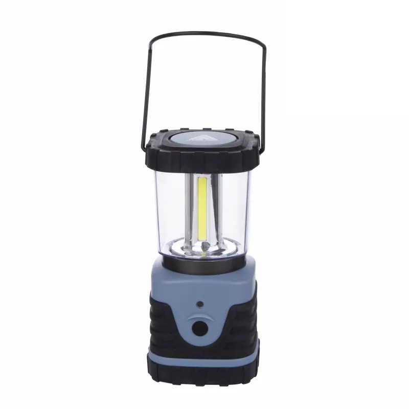 Schnäppchen 10T HPL 500 - helle Camping-Lampe mit 500 Lumen 4 COB LED 12 Watt (4x3) 418 g Laterne blau