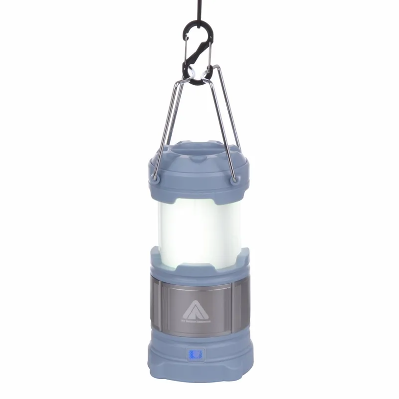 Direkt Vom Hersteller 10T CPL 185 - Camping-Lampe 185 Lumen inkl. 4800mAH Power Bank 15 LEDs 360g Laterne blau