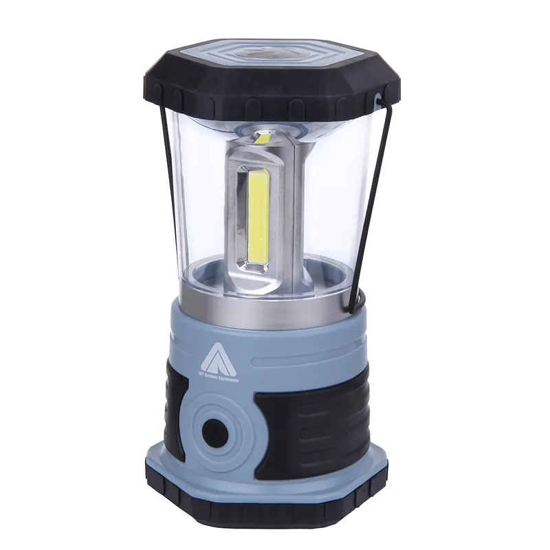 10T HPL 800 - helle Camping-Lampe mit 800 Lumen 3 Cob LED 15 Watt (3x5) 700 g Laterne blau Billig