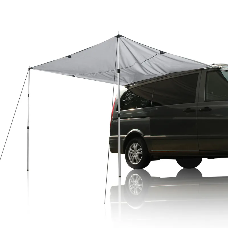 Neue Kollektion your GEAR Motorhome Tarp 260 x 240 Sonnensegel inkl. Aufstellstangen für Bus & Van, wasserdicht