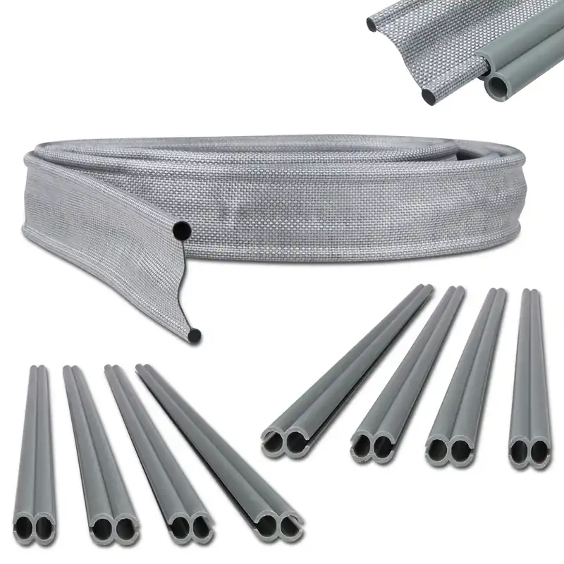 Markenprodukt your GEAR Keder Drive Away Kit 430 cm Keder-Adapter Set lösbare Kederverbindung 7mm auf 5,8 mm