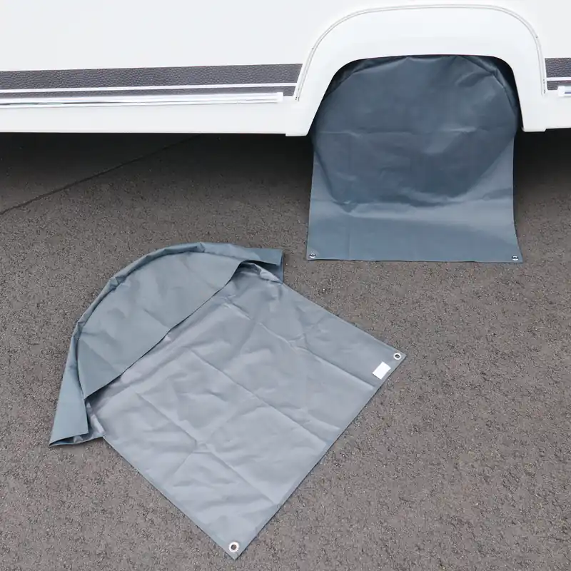 Markenware your GEAR Wheel-Cover - 2x Radabdeckung 16 / 17 Zoll, Reifenschutz für Wohnwagen und Wohnmobil