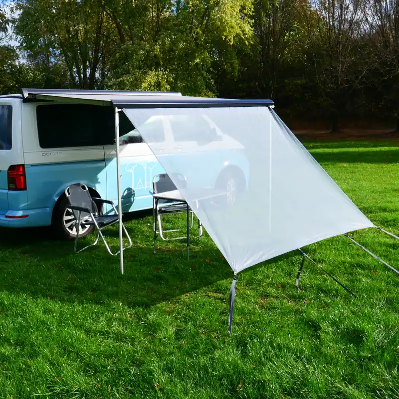 your GEAR Capri Sun Blocker 2,4 x 2 m - Vorderwand für Markise, Schutz vor Sonne und Hitze Letzte Chance