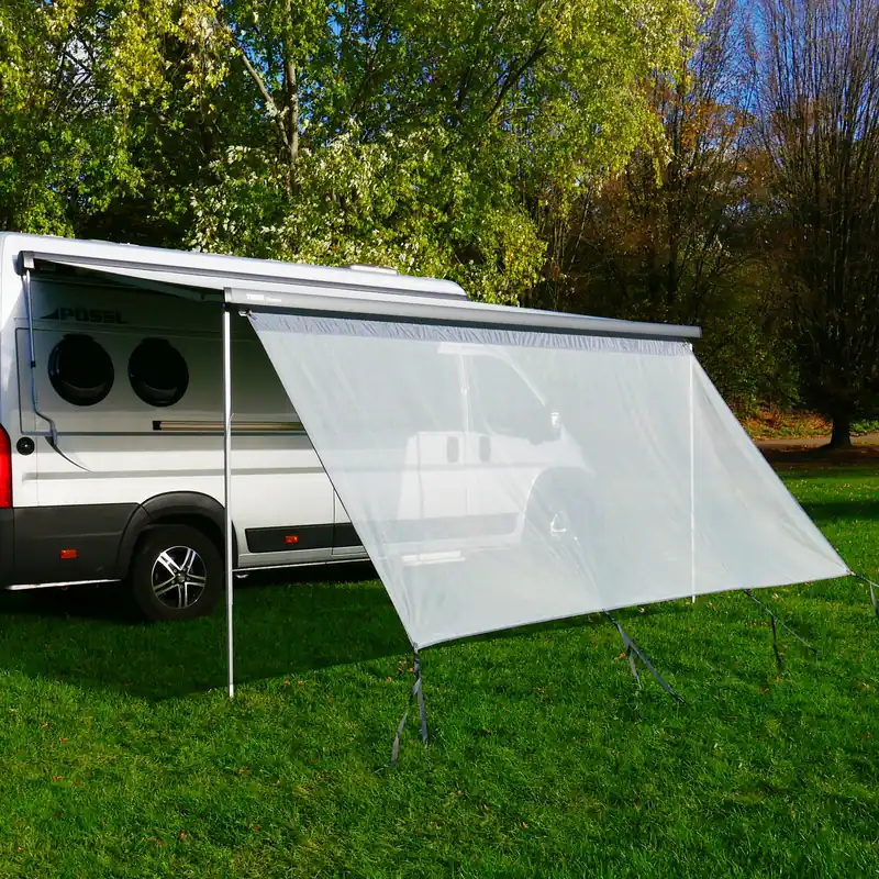 Must-Have your GEAR Capri Sun Blocker 3,7 x 2 m - winddurchlässige Vorderwand für Markise, Sonnenschutz