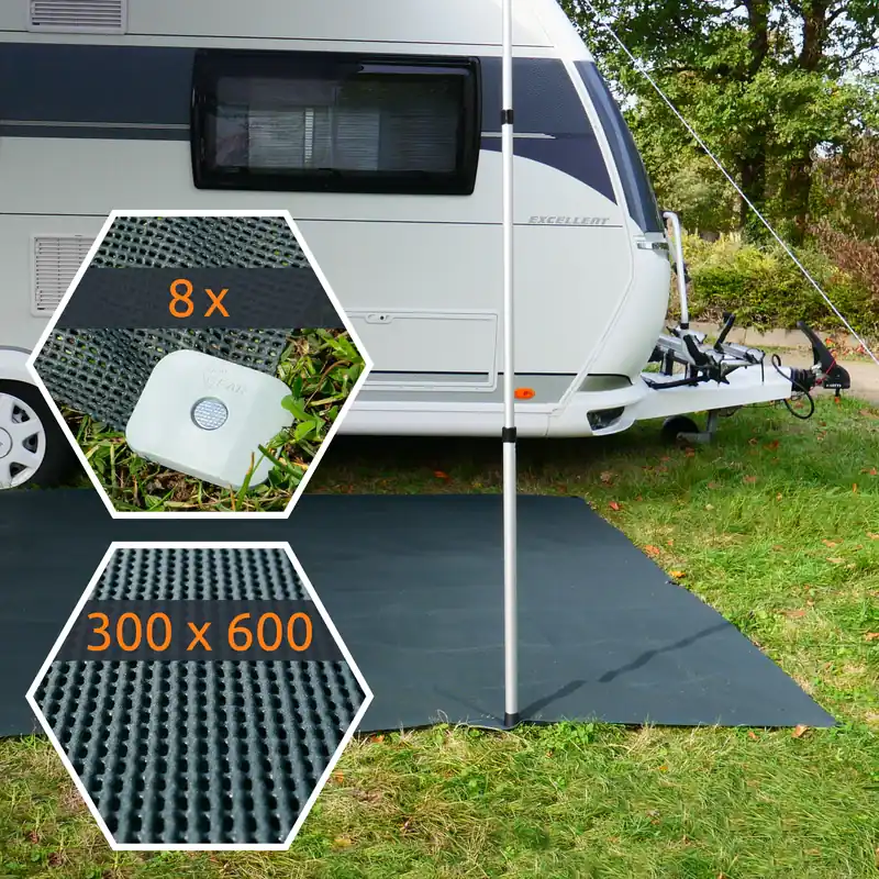 your GEAR Outdoor Soft Carpet 300 x 600 cm - Vorzeltteppich, Zeltteppich, Teppich mit Tasche Top-Seller