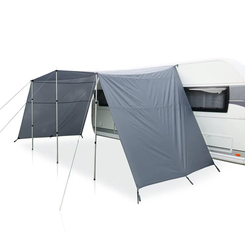 your GEAR Teramo 300 - Wohnwagen / Wohnmobil Sonnendach UV 50+ Tarp Vorzelt mit Seitenwänden Expressversand