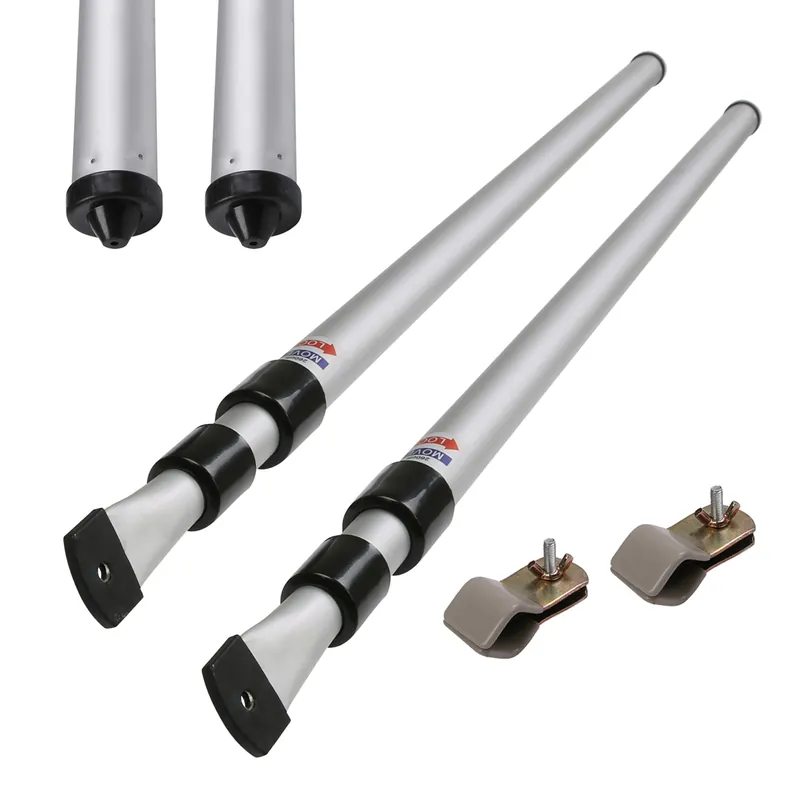 your GEAR Rear Upright Pole Set - 2 x Andruckstange Vorzelt Teilvorzelt Teleskopstange 108 - 260 cm Geprüft