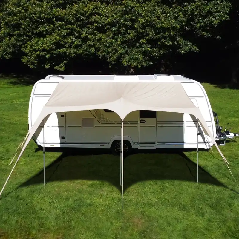 Neuheit your GEAR Scilla TC Caravan Tarp Wohnwagen Sonnensegel 400x250 cm Sonnendach Sonnenvordach Wohnmobil