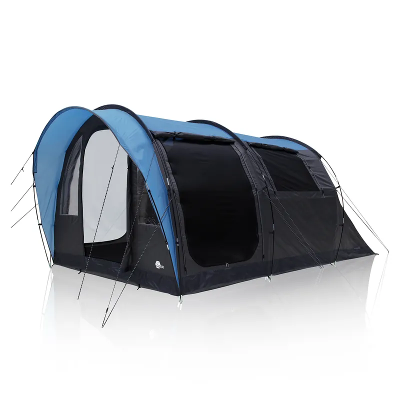 2nd Chance - your GEAR Zelt Bora 4 Personen Tunnelzelt Familienzelt Stehhöhe Bodenwanne Wasserdicht 5000mm Vordach (71004) Sonderangebot