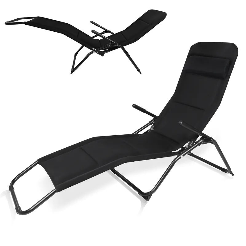 Direkt Vom Hersteller 2nd Chance - your GEAR Lettino 3D Gartenliege, Quick Dry Saunaliege mit Kopfkissen, klappbare Sonnenliege (45.Pal LJ) (71068)
