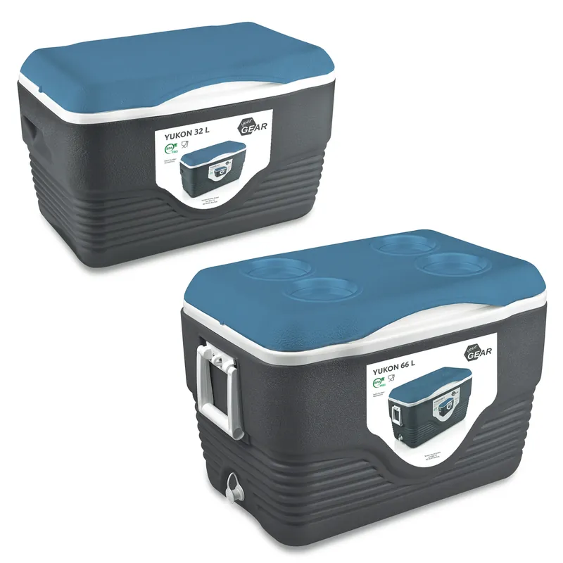 2nd Chance - your GEAR Yukon 66 L + 32 L Kühlbox Set - 2 passive Kühlbehälter PU Thermo-Box Kühltasche Isolierbox (71389) Solange Der Vorrat Reicht