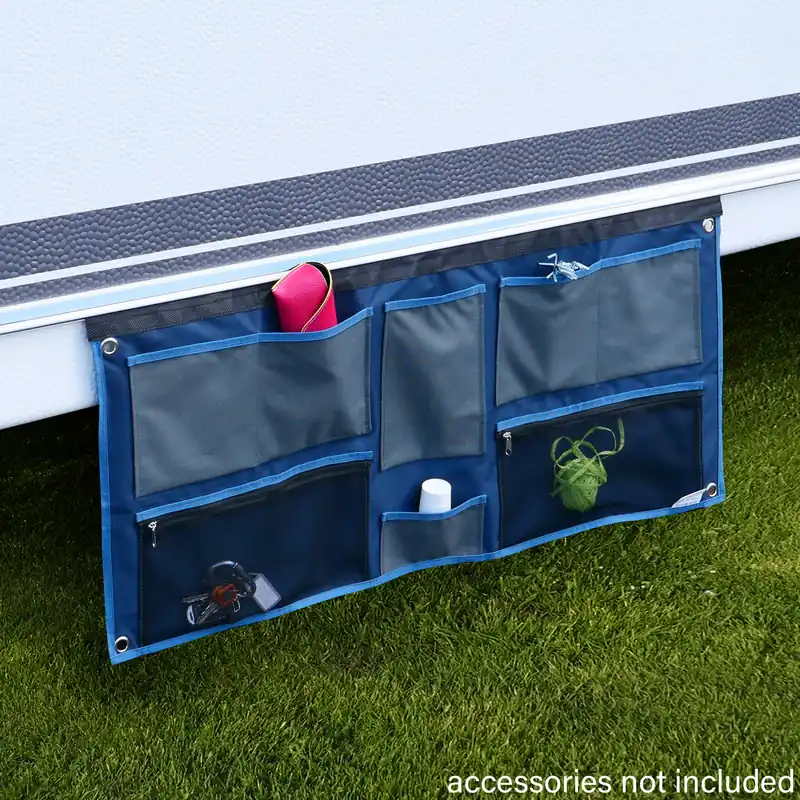 Mega-Angebot 2nd Chance - your GEAR Caravan Organizer Wide - Hängeregal für Zelt, Vorzelt, Wohnwagen 45 x 100 cm, 6 Fächer (71315)