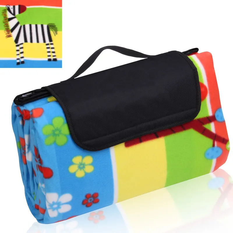 Preisknaller 2nd Chance - your GEAR Kids XL Picknickdecke 200x200cm Camping Fleece Decke wasserdichte & isolierte Stranddecke (71132)